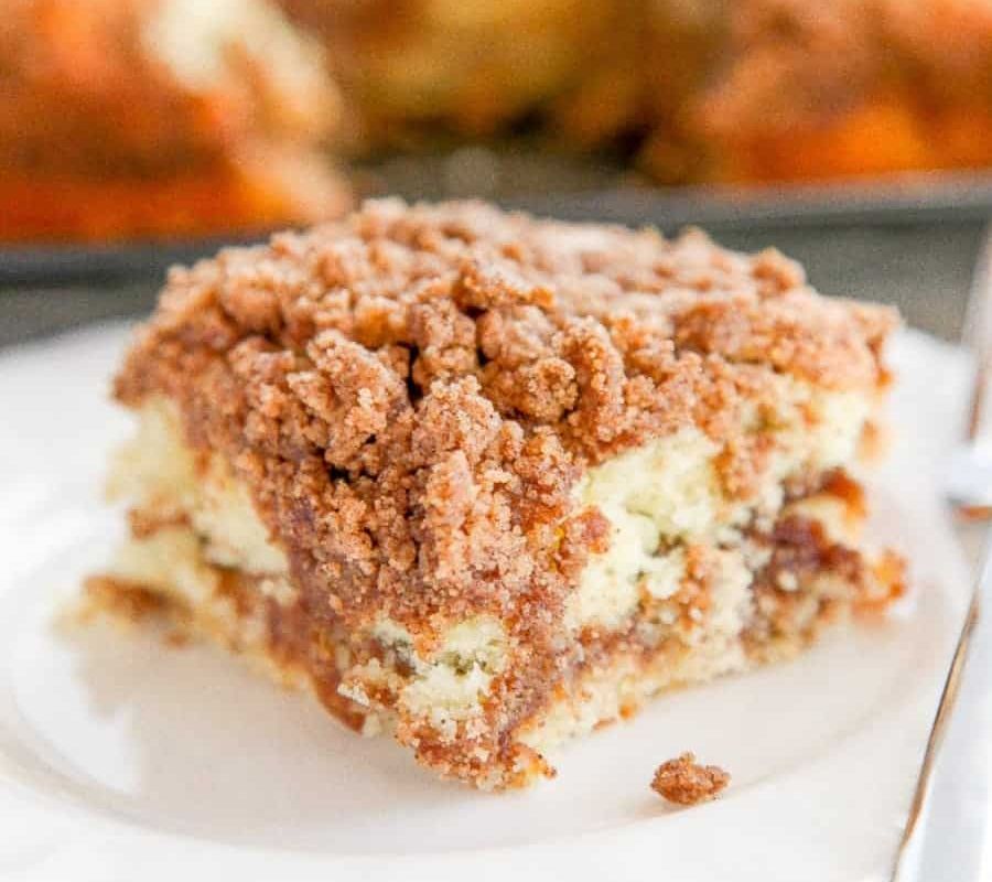 Cinnamon Streusel Coffee Cake