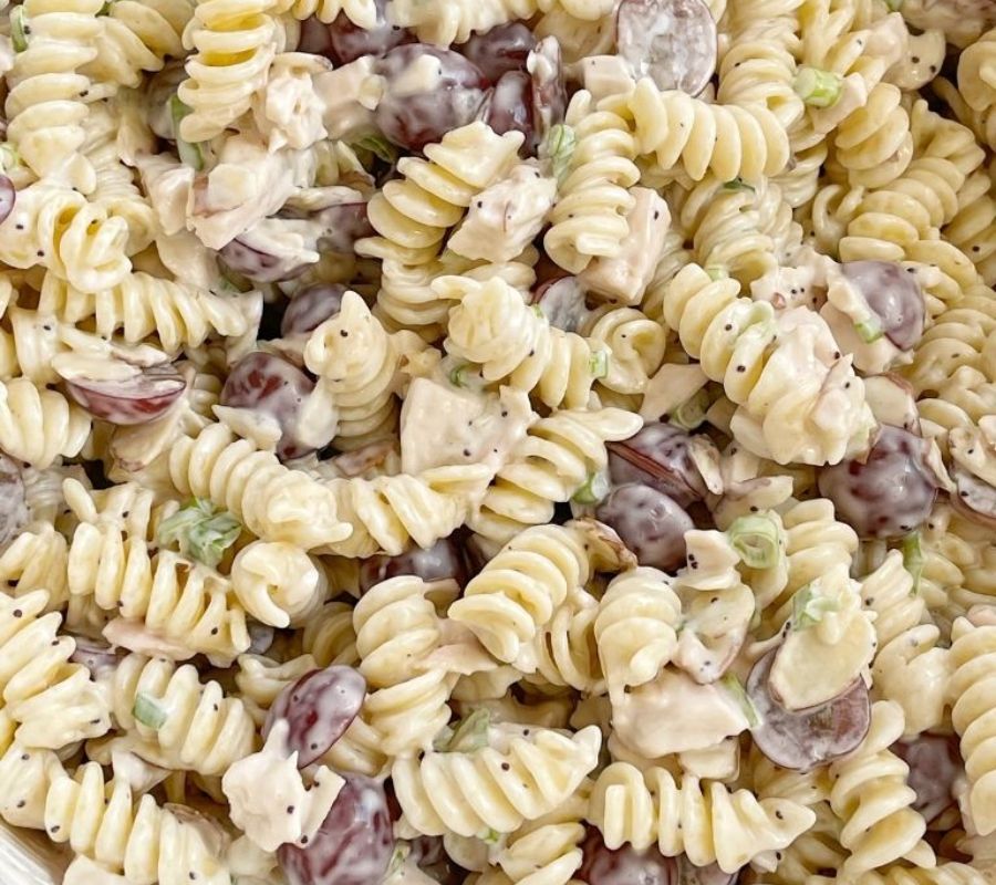 Lemon Poppy Seed Chicken Pasta Salad