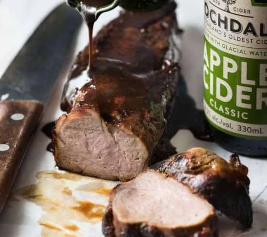 Pork Tenderloin with Apple Cider Glaze