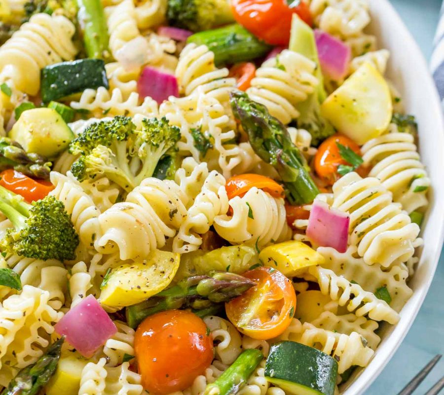 Roasted Root Vegetable Pasta Salad