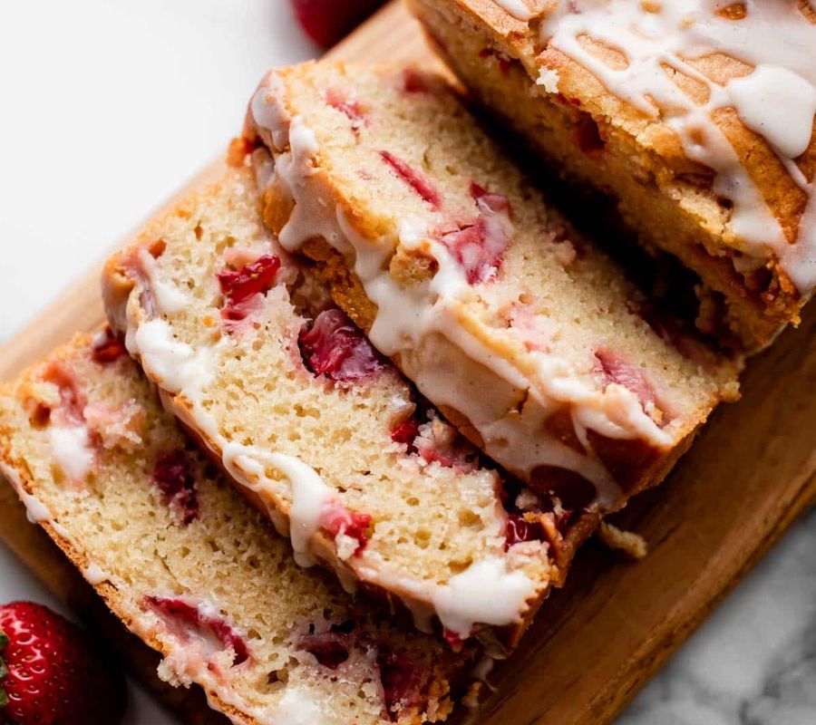 Strawberry Shortcake Sweet Bread