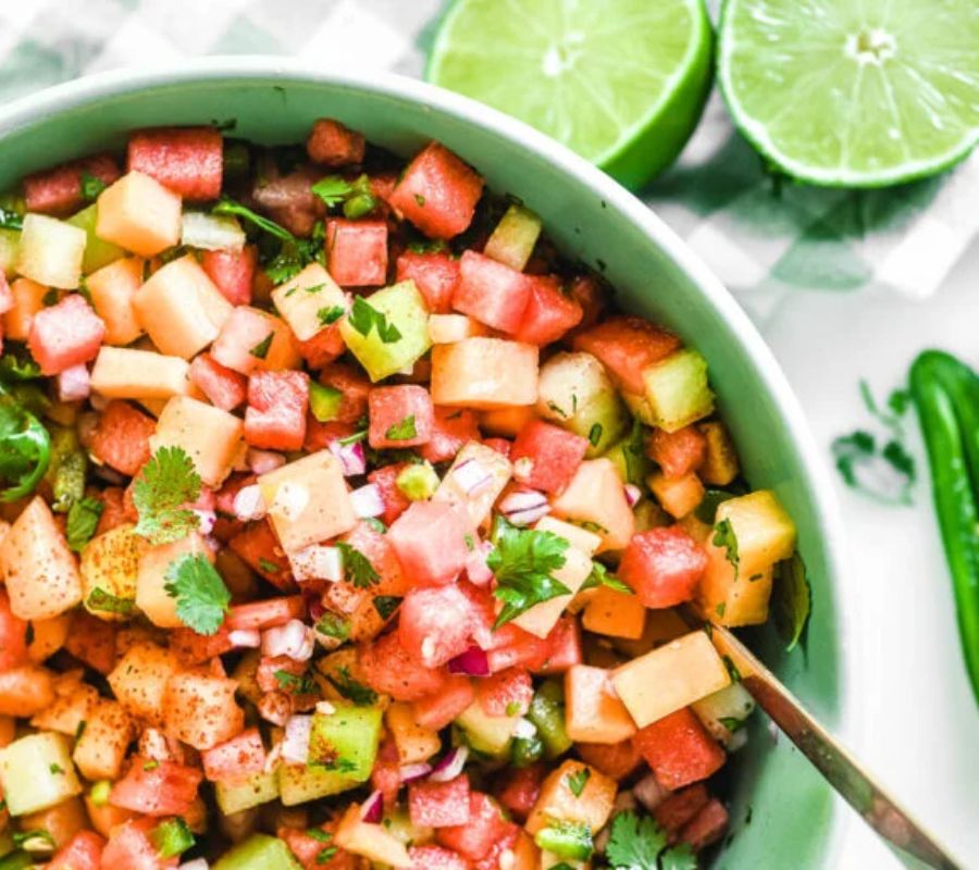 Winter Melon Salad with Lime and Chili