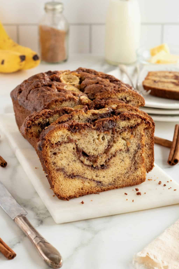 Fudgy Swirl Banana Bread