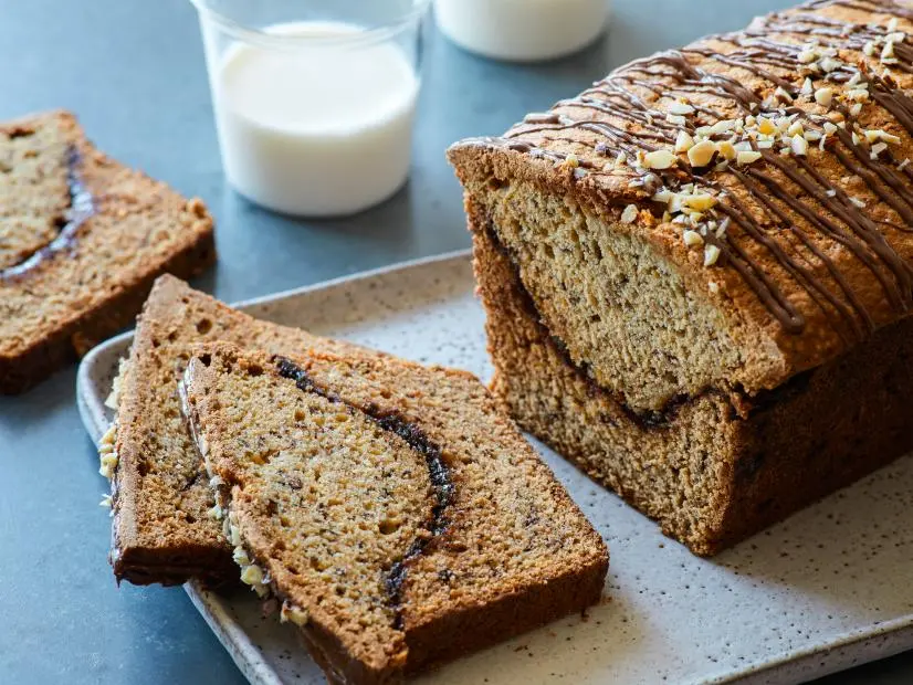 Nutella-Stuffed Chocolate Banana Bread