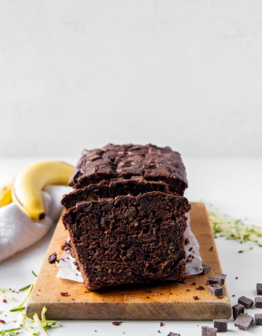 Zucchini Chocolate Banana Bread