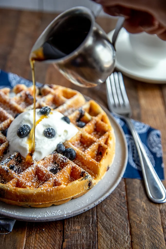 Blueberry Waffles