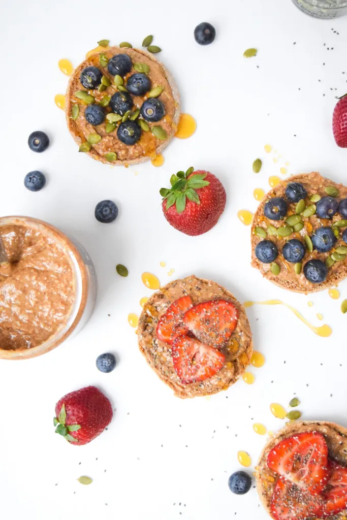 Blueberry and Almond Butter Toast