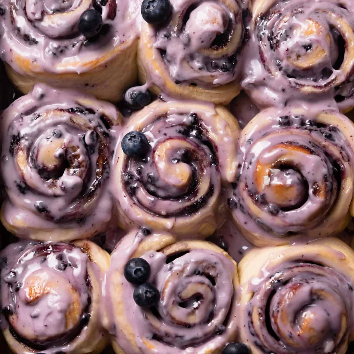 Blueberry Cinnamon Rolls