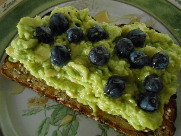 Blueberry Avocado Toast