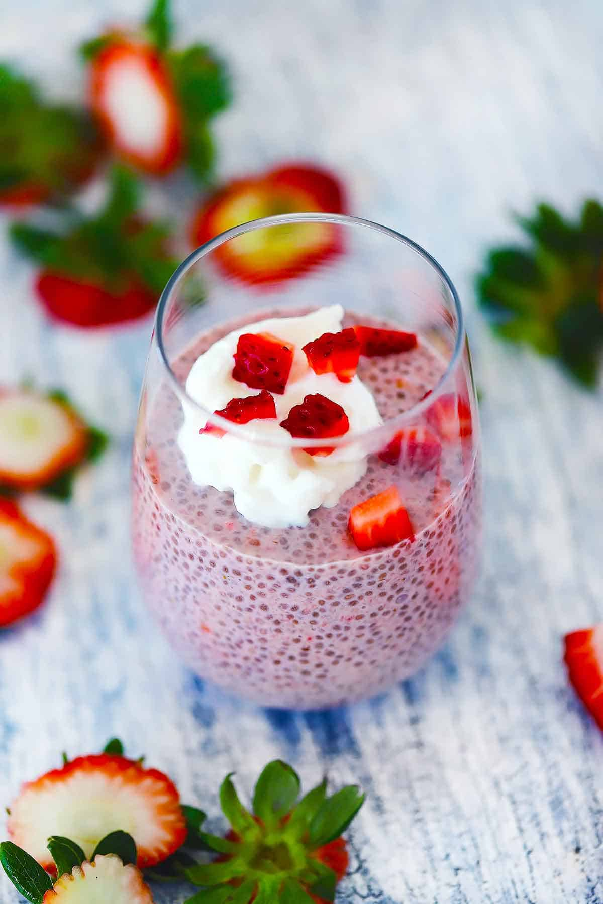 Strawberry Chia Pudding