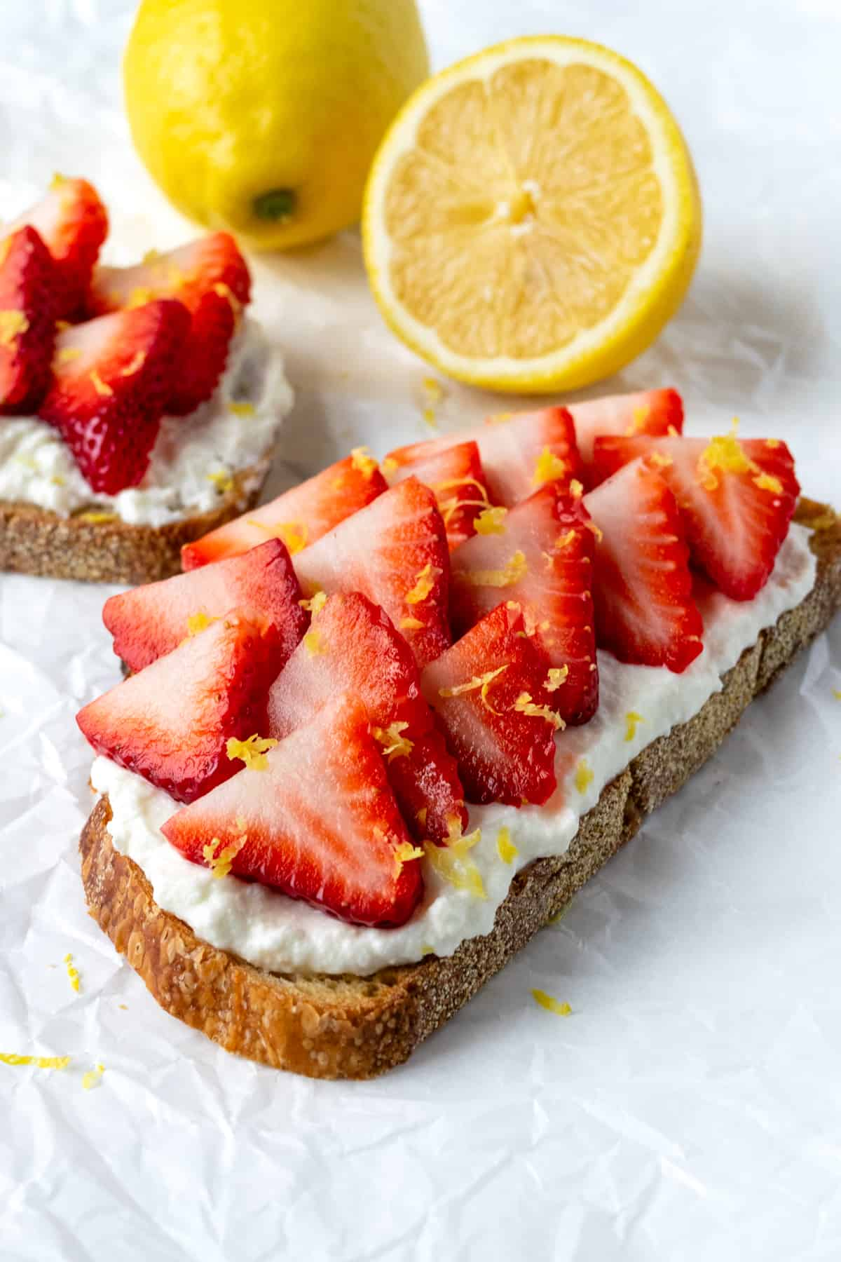 Strawberry Ricotta Toast