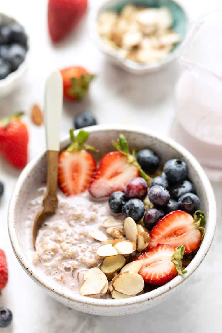 Strawberry Breakfast Quinoa