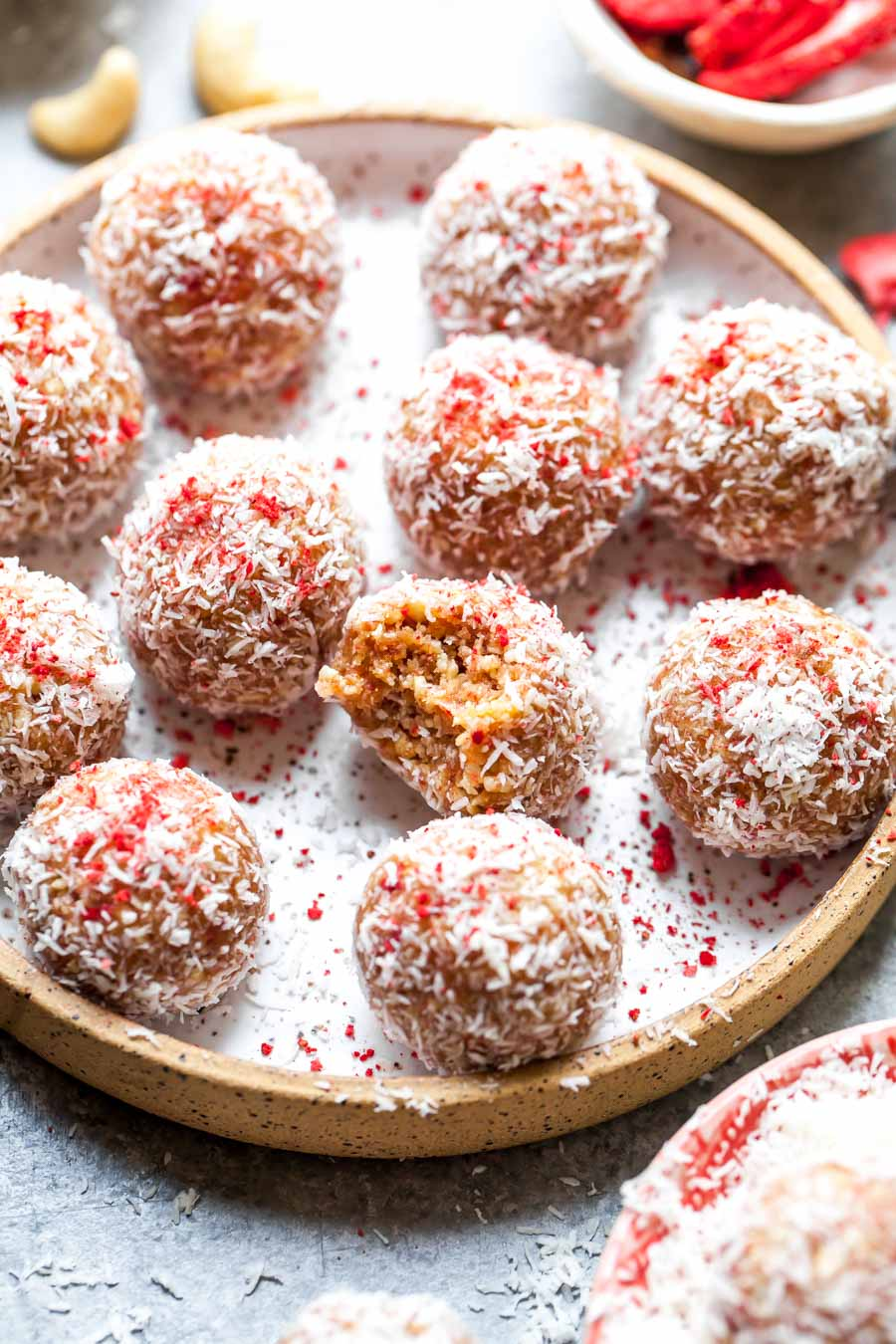 Strawberry Coconut Energy Balls