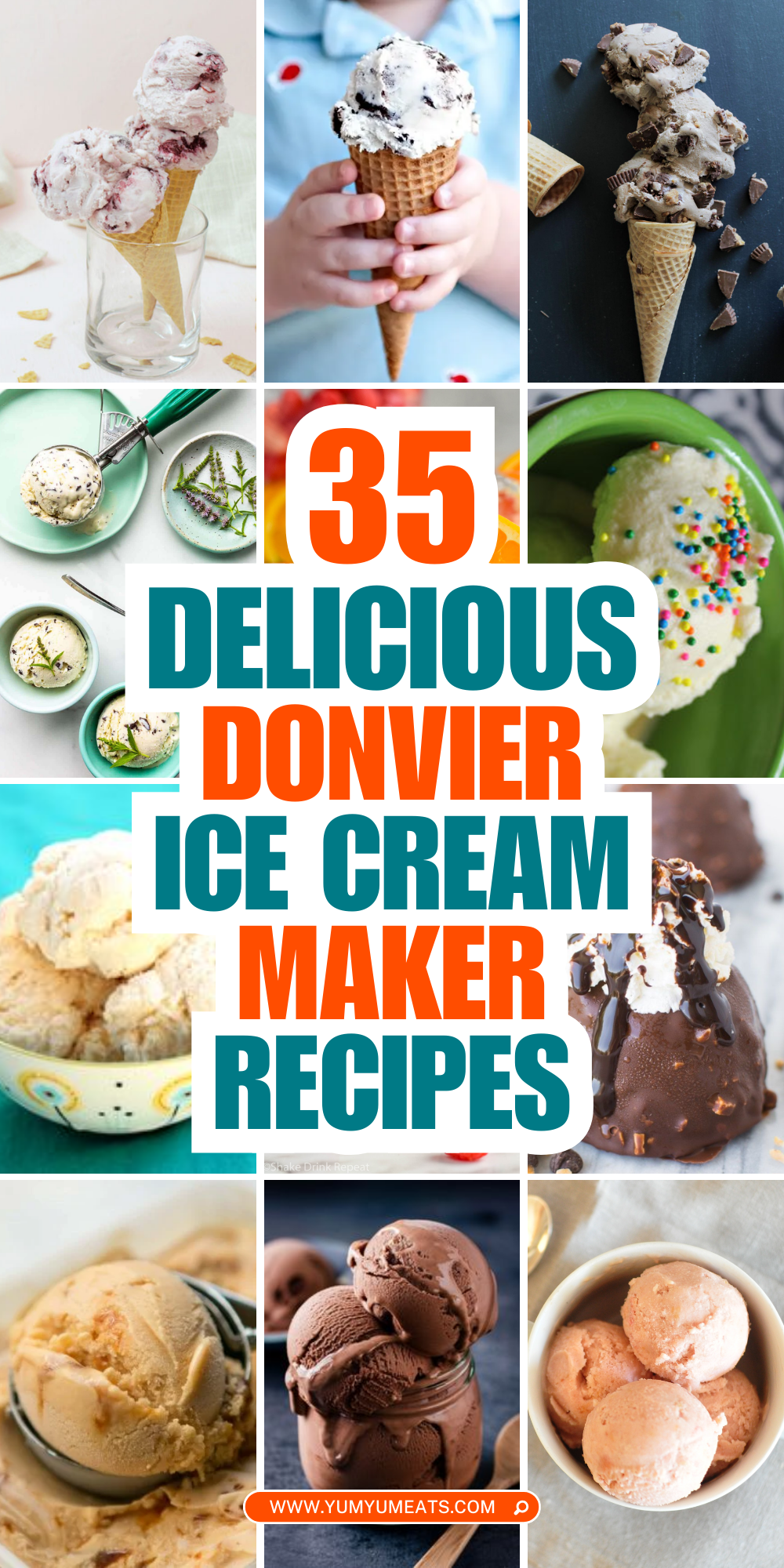 donvier ice cream maker recipes