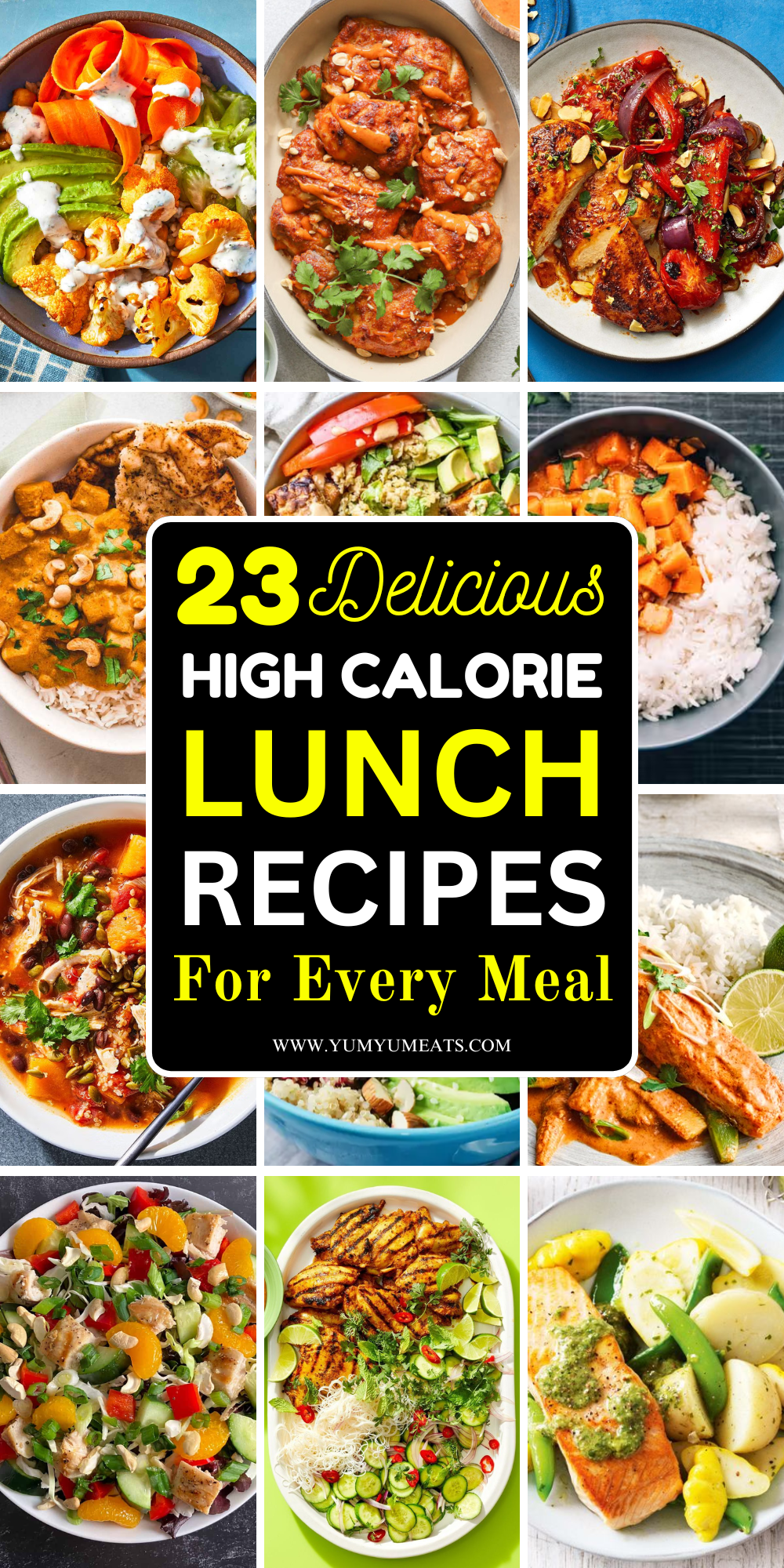 high calorie lunch recipes