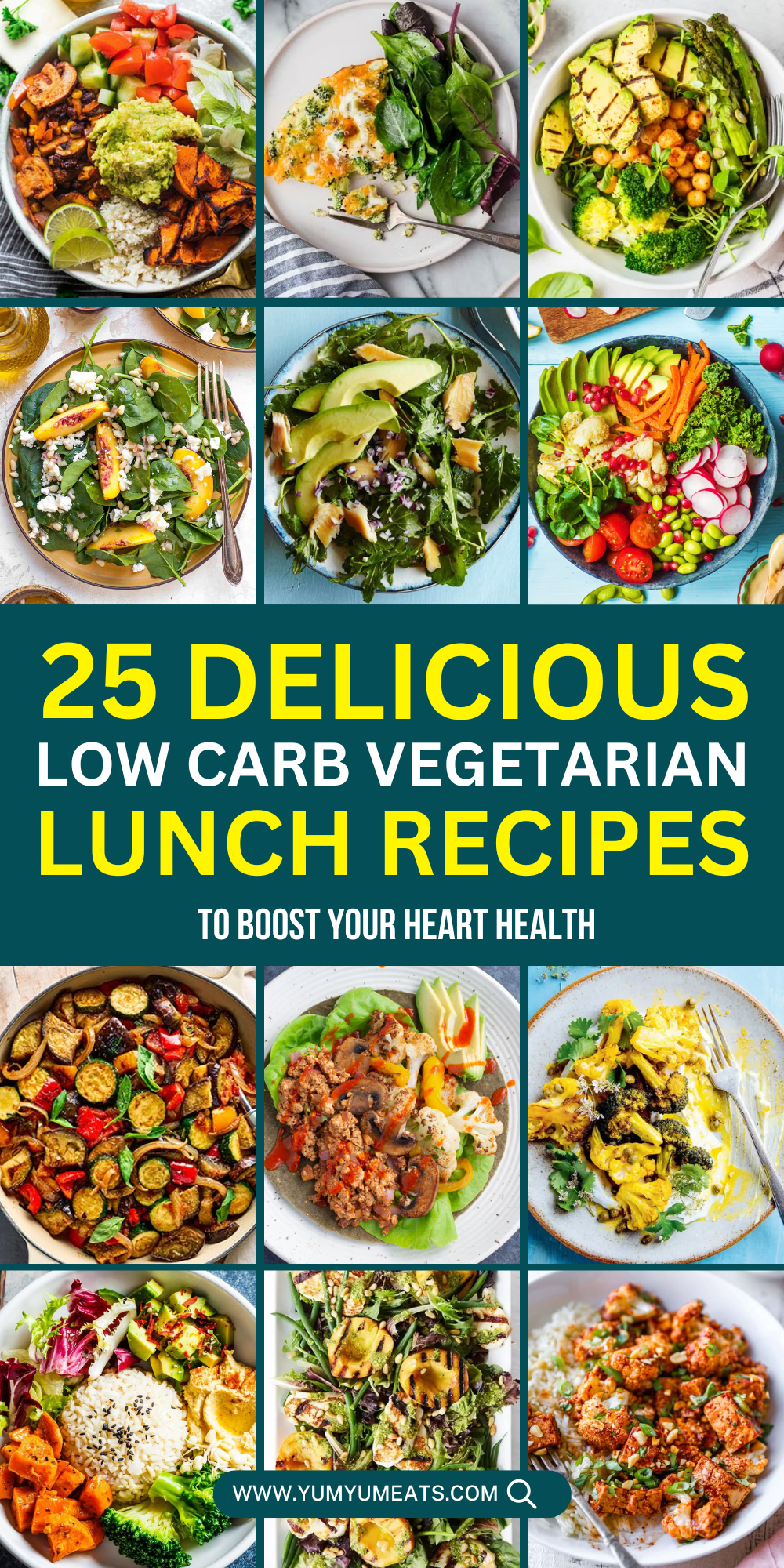 low carb vegetarian lunch recipes