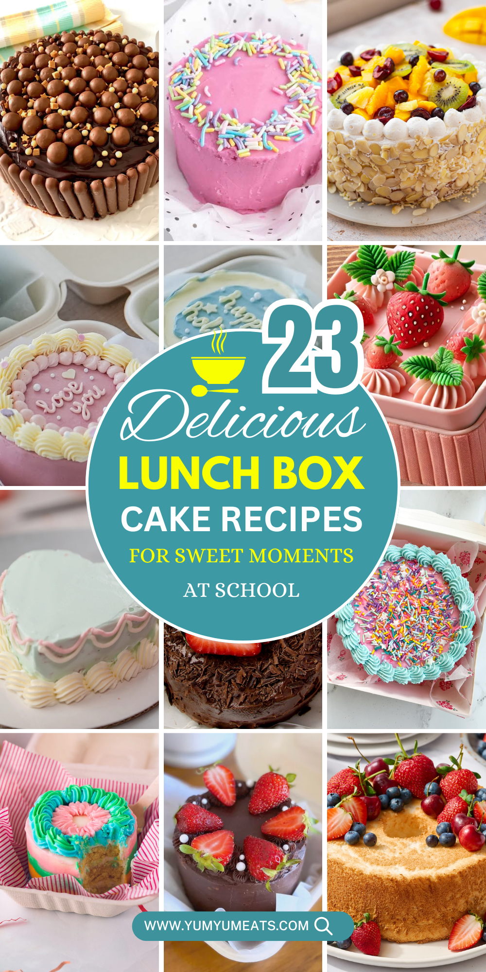 lunch box cake recipes